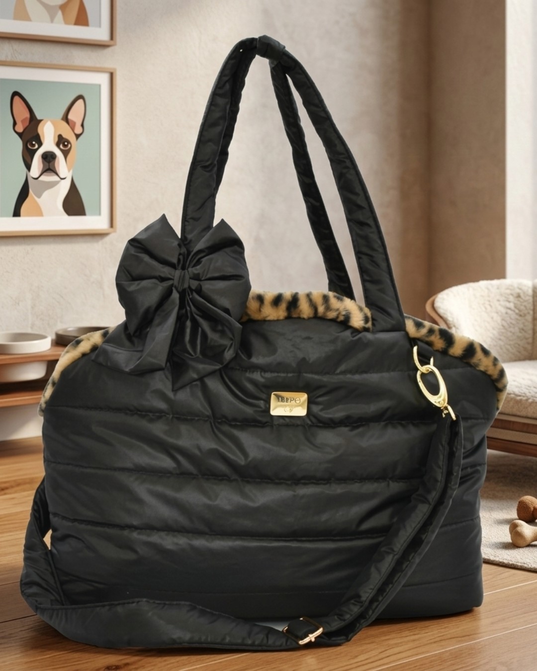 Borsa Cuccia Soft Marvelous Black per Cani